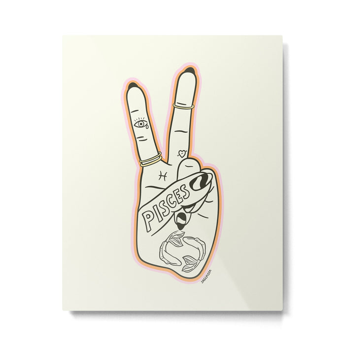PISCES Metal Print Gallery Image 1