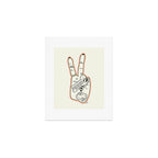 PISCES (Peace Sign Collection) Art Print Gallery Image 1