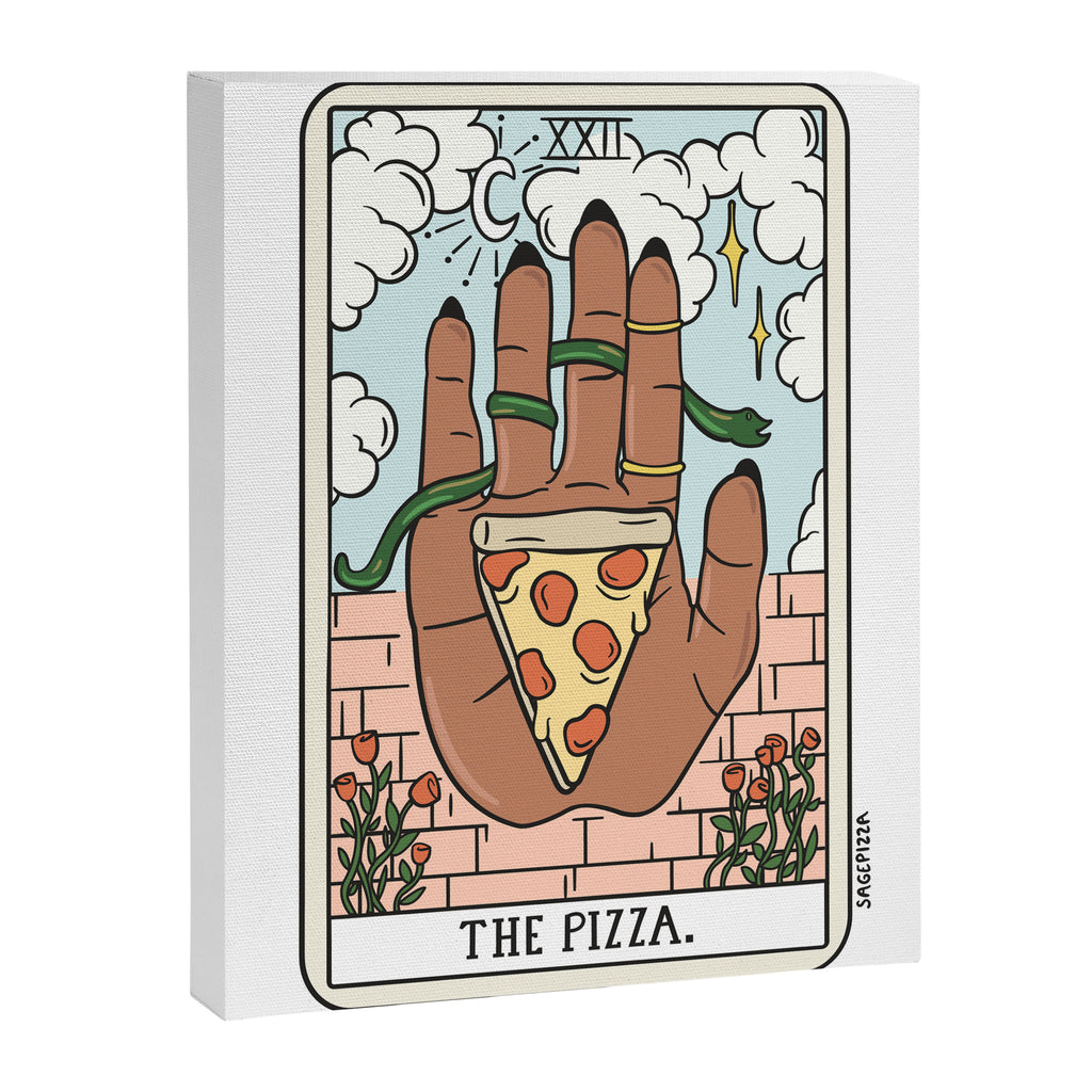 PIZZA READING (DARK) Canvas Print Gallery Image 6