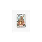 PIZZA READING (DARK) Art Print Gallery Image 1