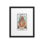 PIZZA READING (DARK) Framed Art Print Gallery Image 5