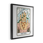 PIZZA READING (LIGHT) Framed Canvas Print Gallery Image 2