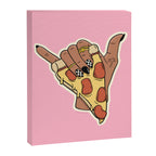 PIZZA SHAKA (DARK) Canvas Print Gallery Image 8