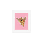 PIZZA SHAKA (DARK) Art Print Gallery Image 1