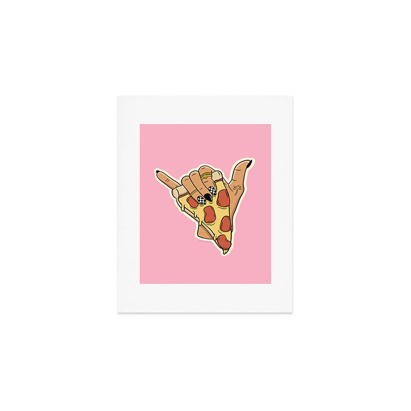 PIZZA SHAKA (LIGHT) Art Print Gallery Image 1