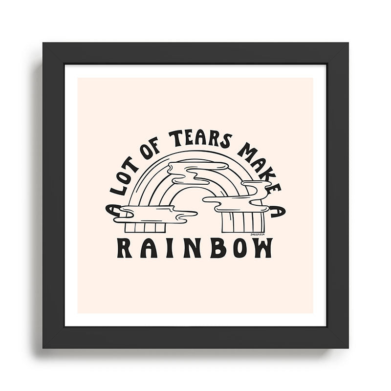 RAINBOW Framed Art Print Gallery Image 1