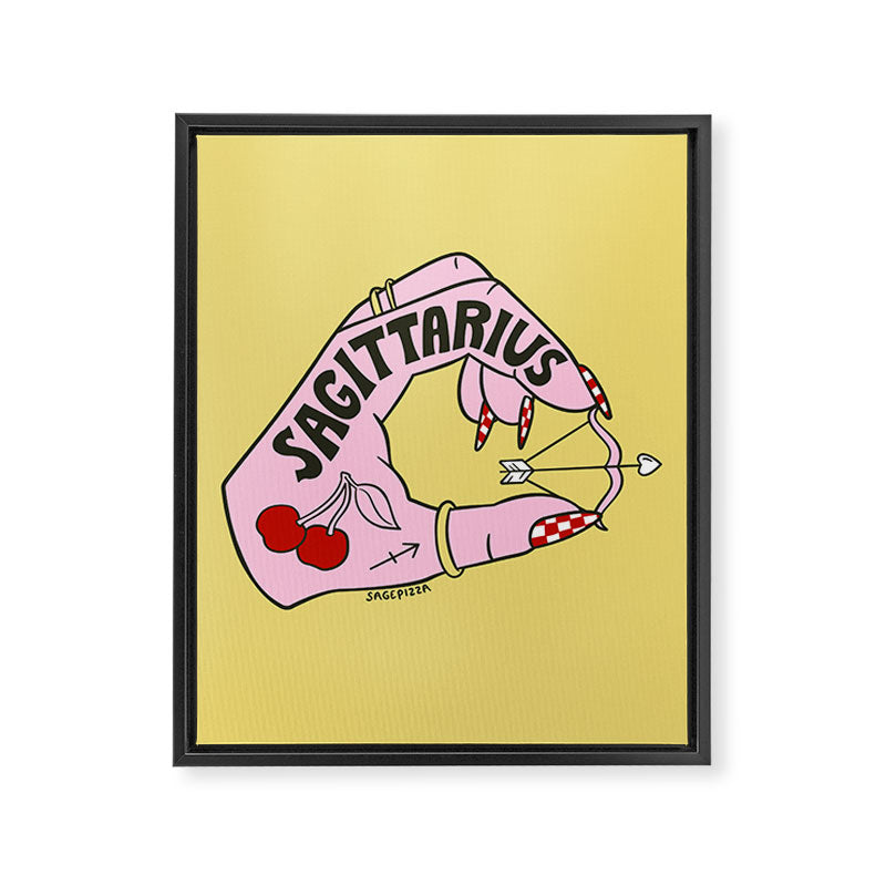 SAGITTARIUS Framed Canvas Print Gallery Image 8