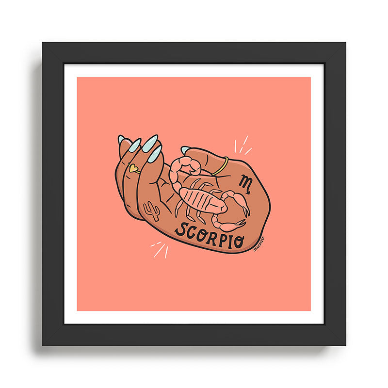 SCORPIO Framed Art Print Gallery Image 1