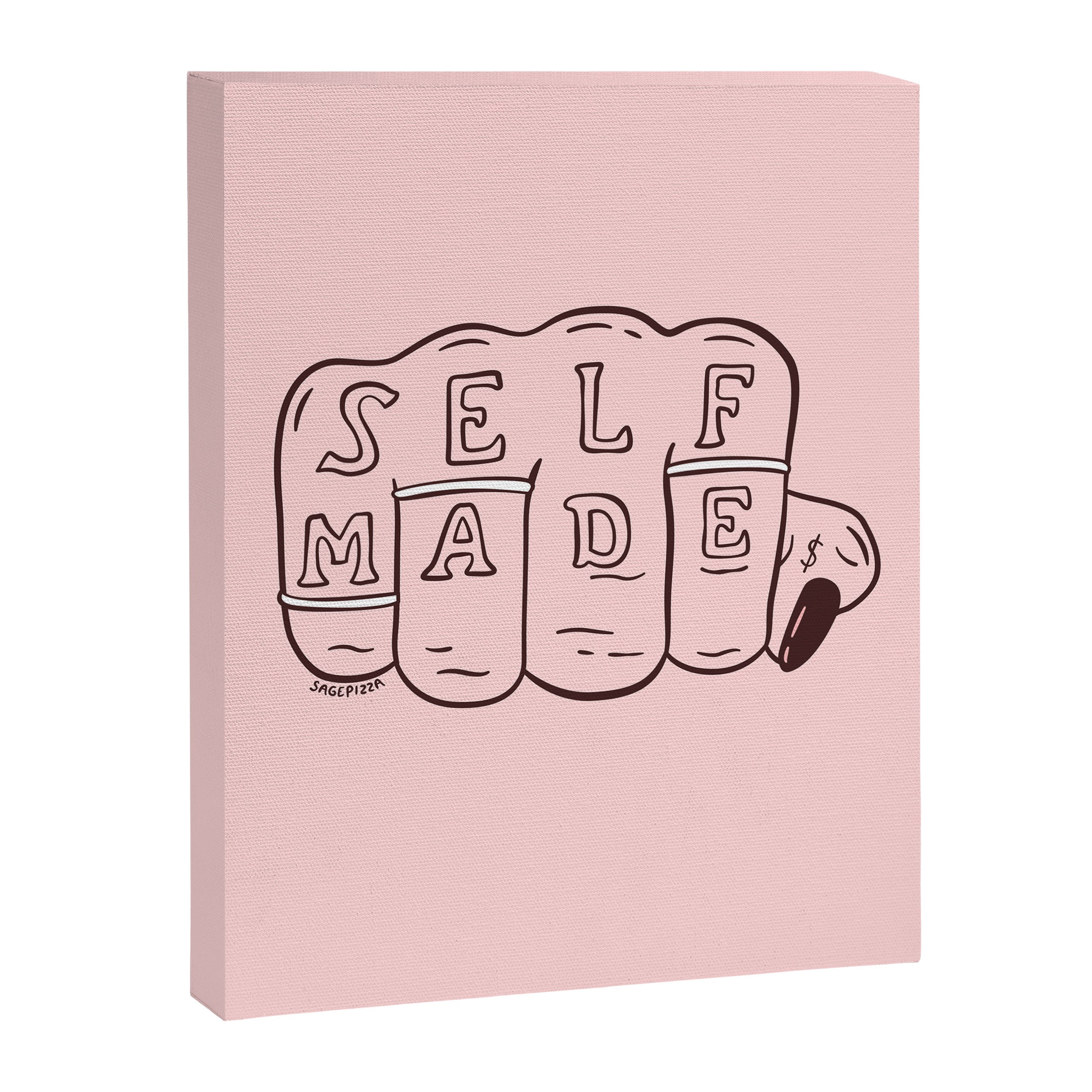 SELF MADE Canvas Print Gallery Image 8