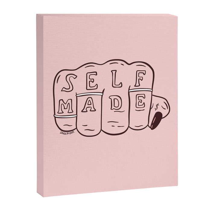 SELF MADE Canvas Print Gallery Image 1