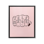 SELF MADE Framed Canvas Print Gallery Image 8
