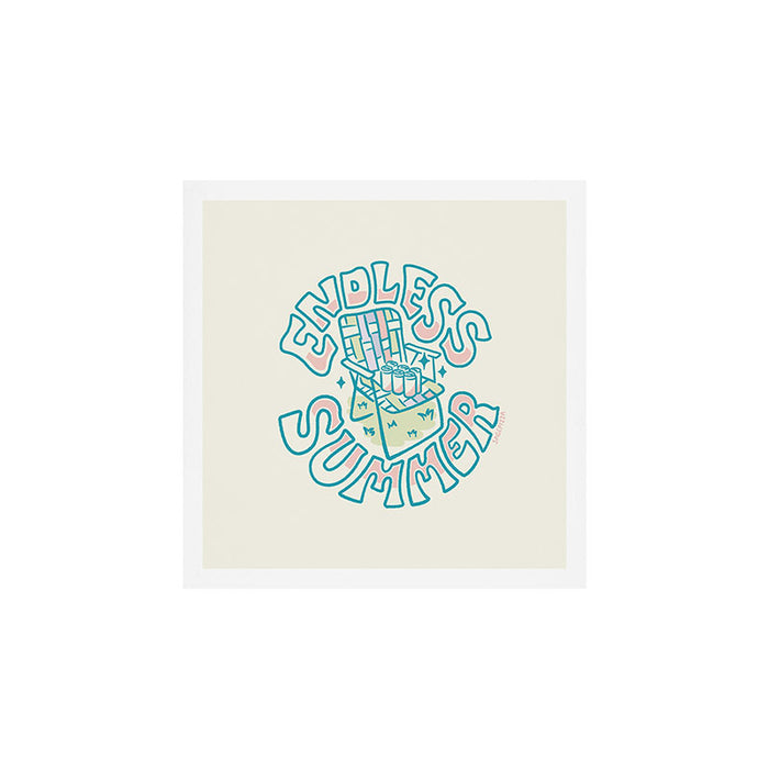 Summer (in Blue) Art Print Gallery Image 1