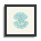 Summer (in Blue) Framed Art Print Gallery Image 1