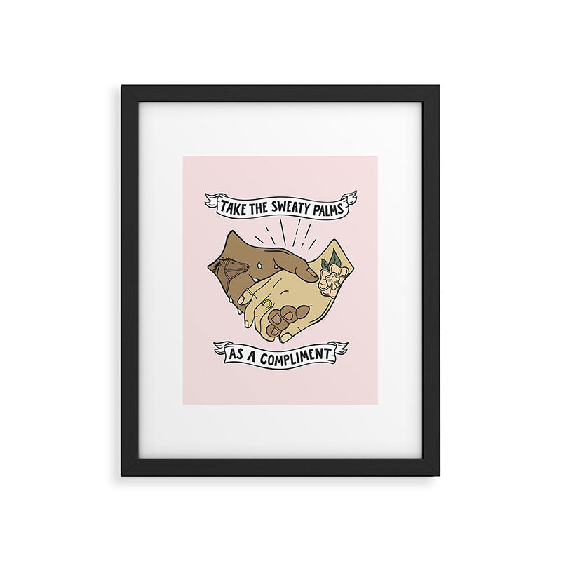 SWEATY PALMS Framed Art Print Gallery Image 5