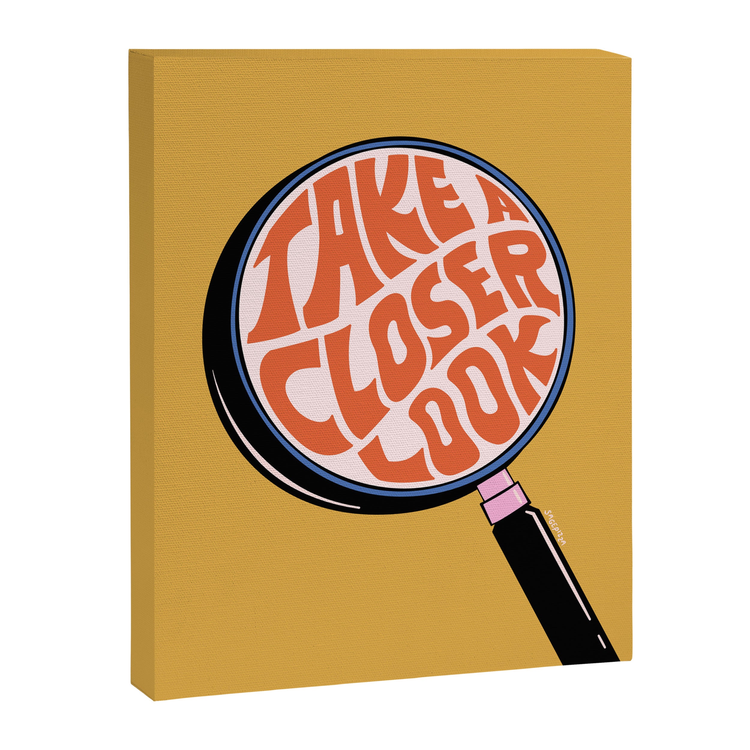 TAKE A CLOSER LOOK Canvas Print Gallery Image 6