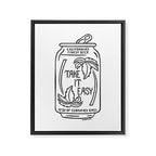 TAKE IT EASY BEER Framed Canvas Print Gallery Image 6