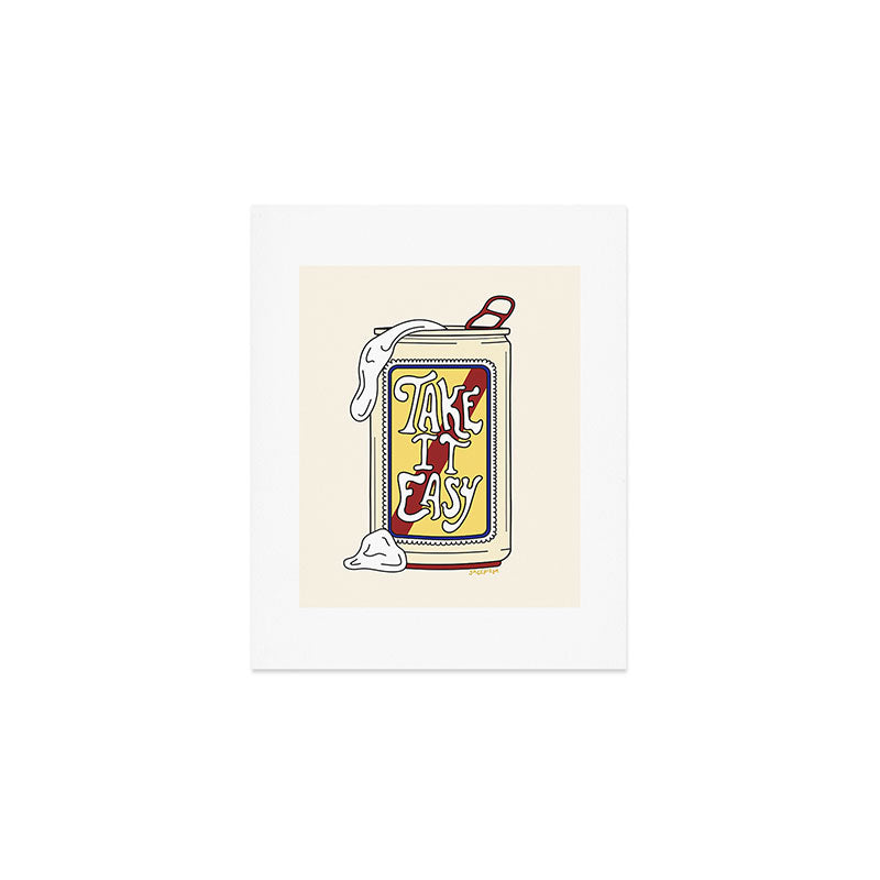 TAKE IT EASY Art Print Gallery Image 1