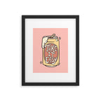 TAKE IT EASY (PINK) Framed Art Print Gallery Image 5