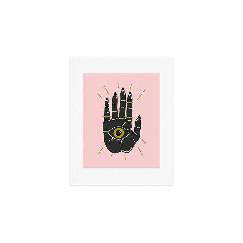 TALK TO THE HAND Art Print Gallery Image 1