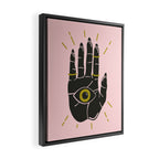 TALK TO THE HAND Framed Canvas Print Gallery Image 2