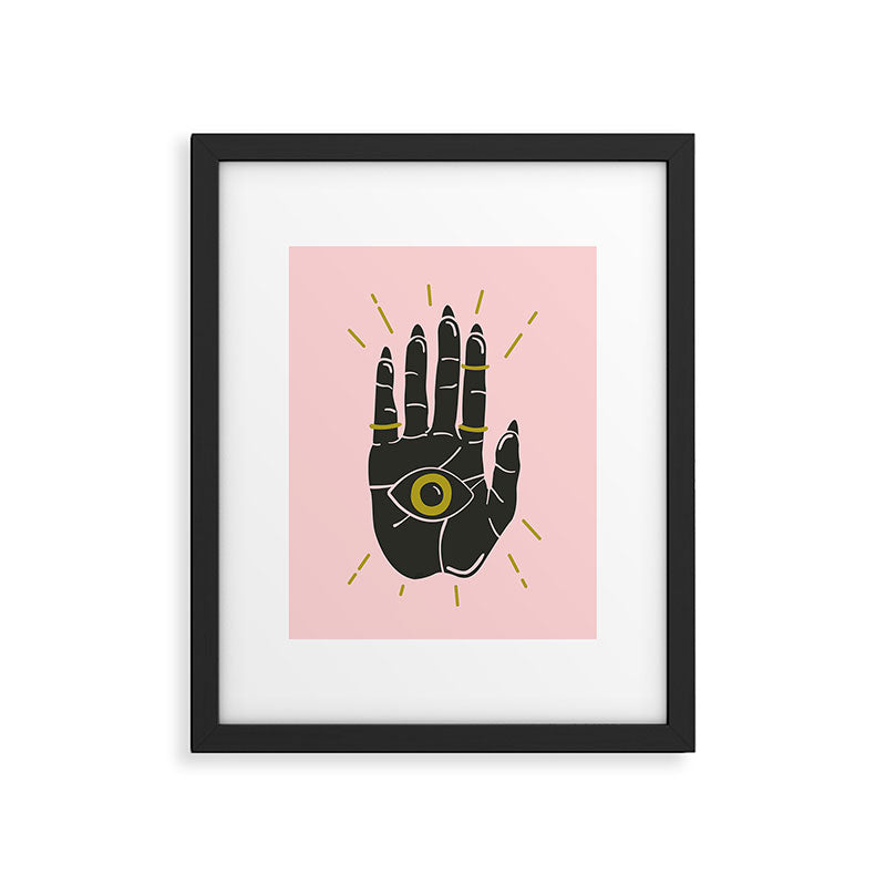 TALK TO THE HAND Framed Art Print Gallery Image 5
