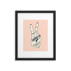 TAURUS (PEACE SIGN COLLECTION) Framed Art Print Gallery Image 5
