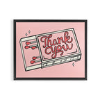 THANK YOU Framed Canvas Print Gallery Image 12