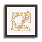 Timeline Framed Art Print Gallery Image 1