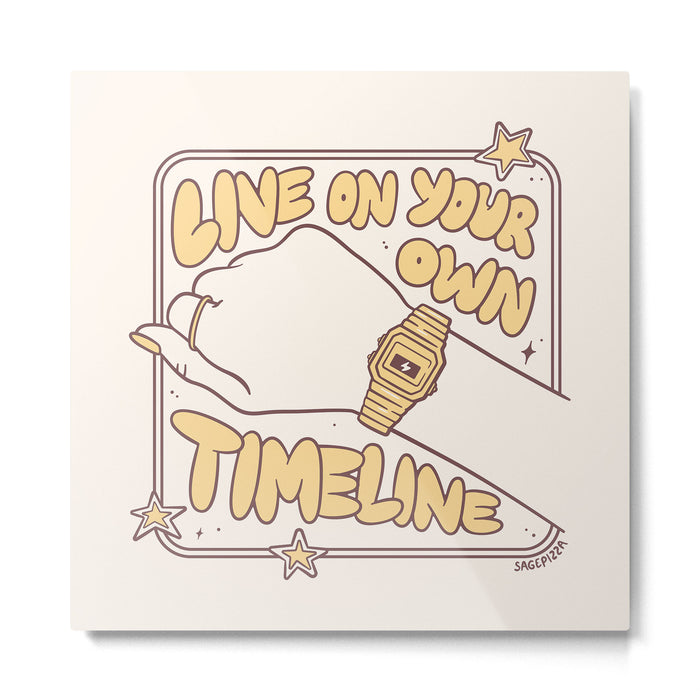 Timeline Metal Print Gallery Image 1