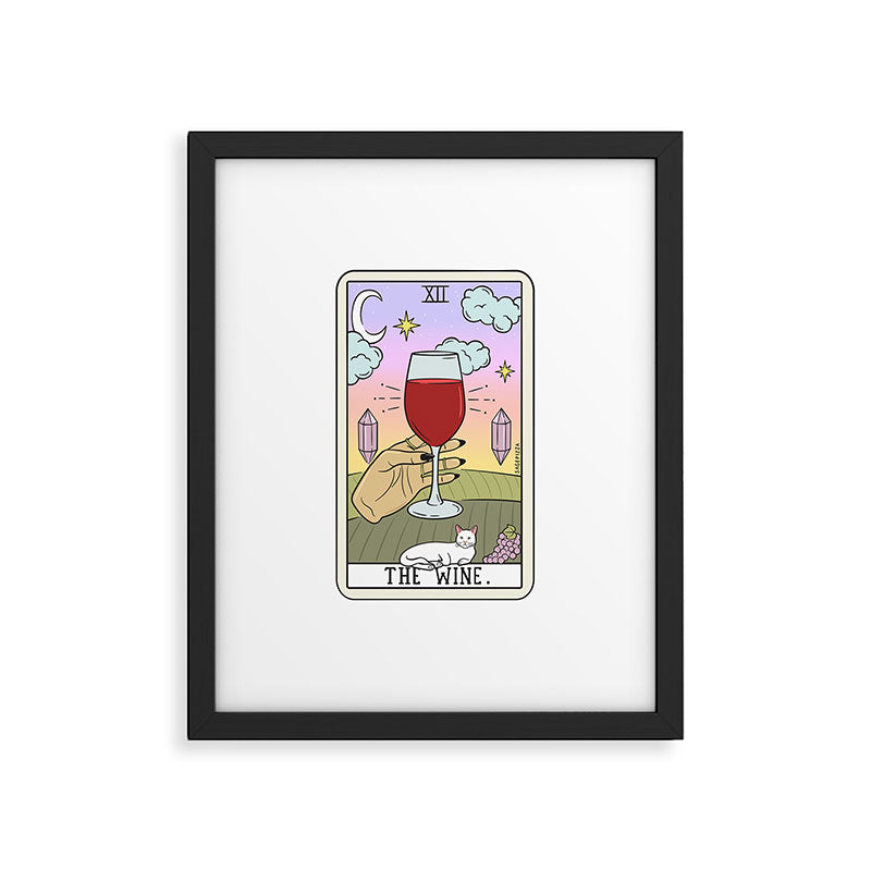 WINE READING (LIGHT) Framed Art Print Gallery Image 5