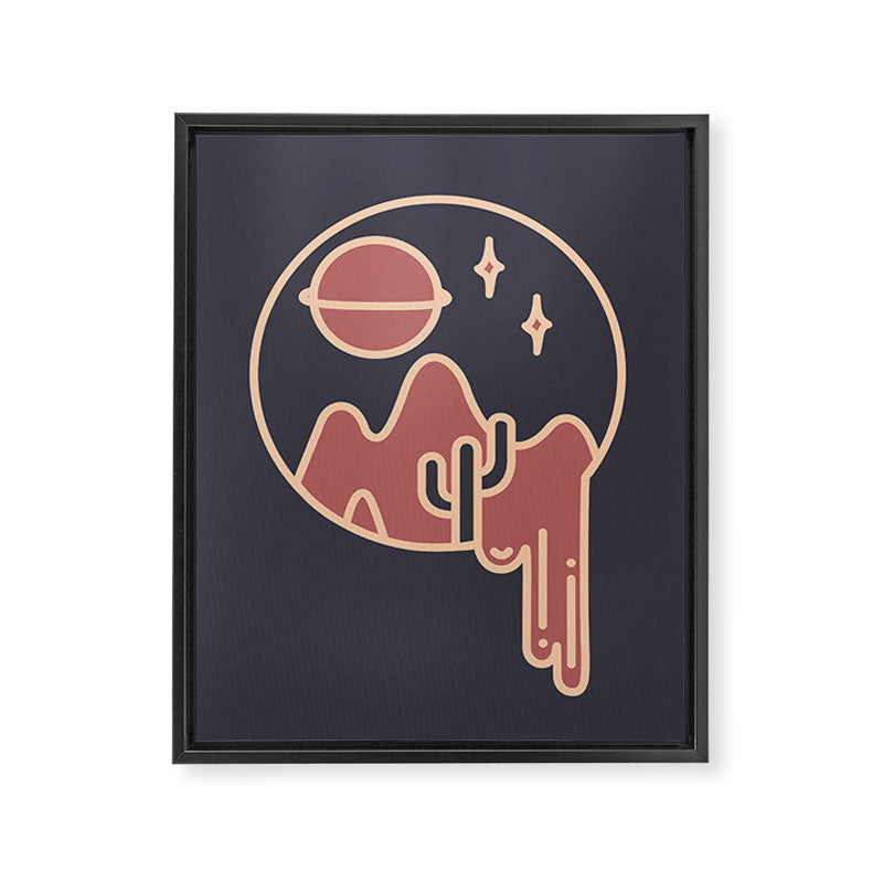 YOU ME AND THE STARS Framed Canvas Print Gallery Image 6