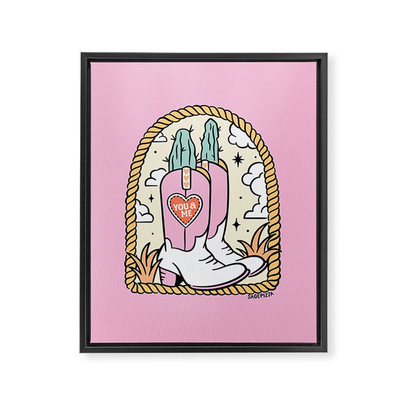 You & Me Framed Canvas Print Gallery Image 6