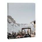 Dolomite Ski Resort | The definition of Mountaintop Après-ski definition | Norther Italy travel prints Canvas Print Gallery Image 6