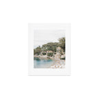 Saint-Jean Cap Ferrat Dreamy Italian Beach | Italian beach travel photographs Art Print Gallery Image 1