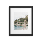Saint-Jean Cap Ferrat Dreamy Italian Beach | Italian beach travel photographs Framed Art Print Gallery Image 5