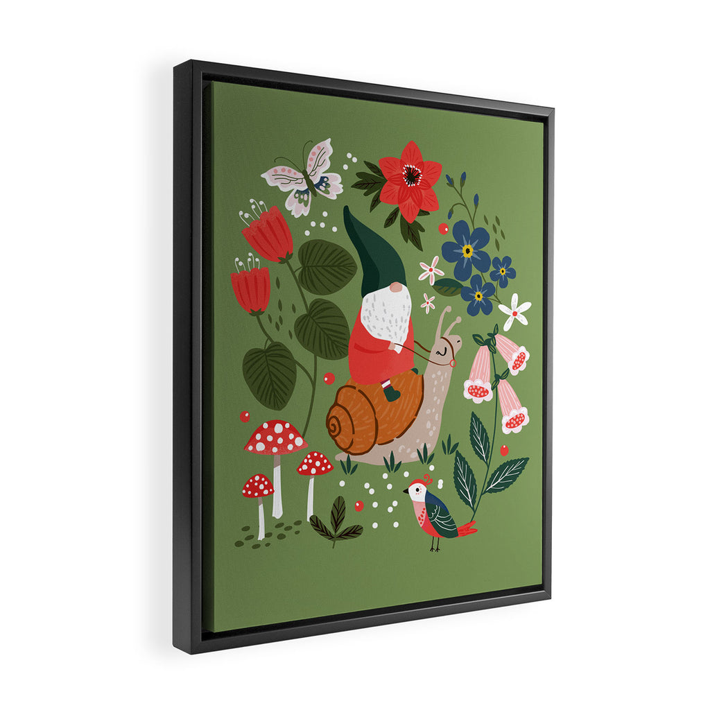 Garden Gnomes Framed Canvas Print Gallery Image 2