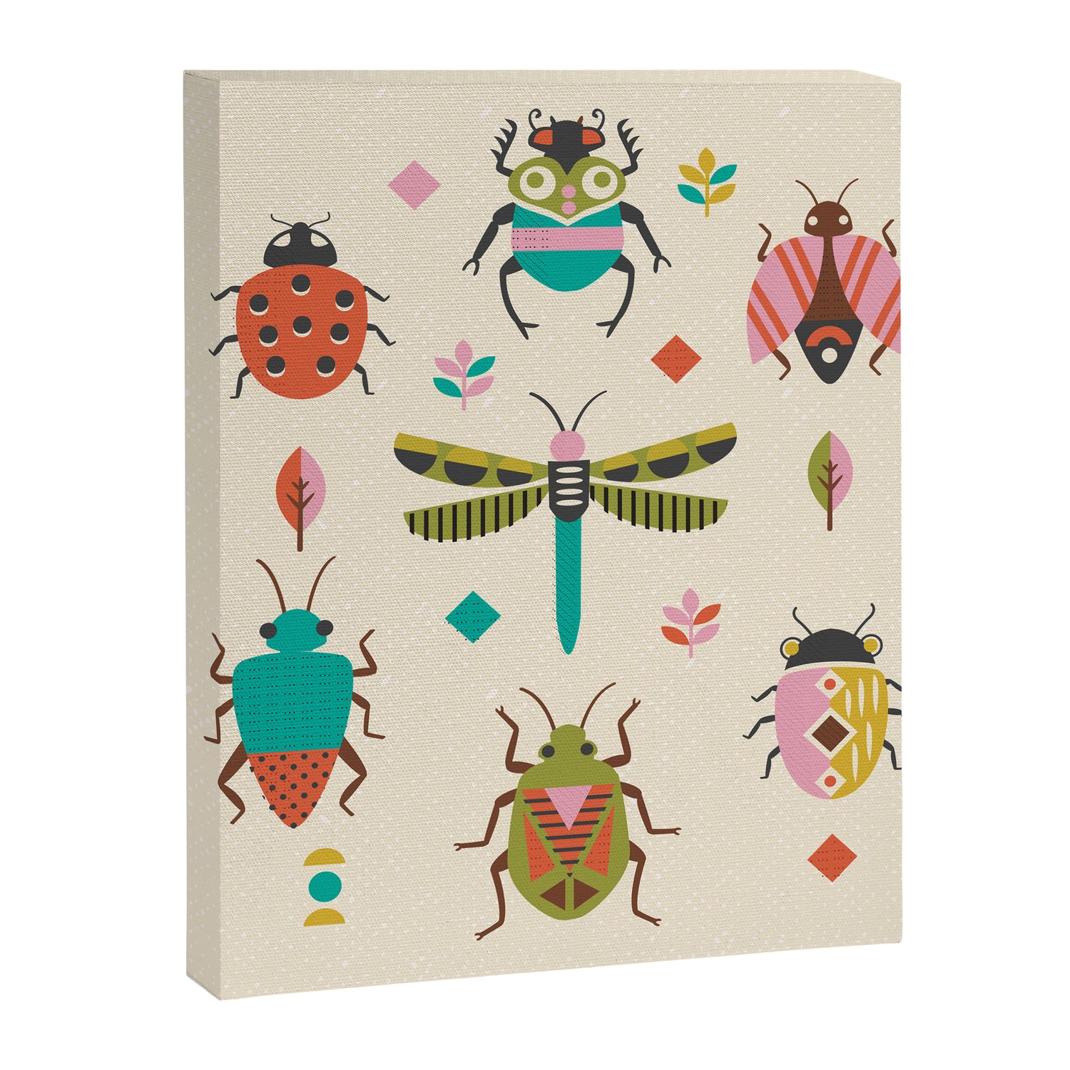 Mid century bugs Canvas Print Gallery Image 8