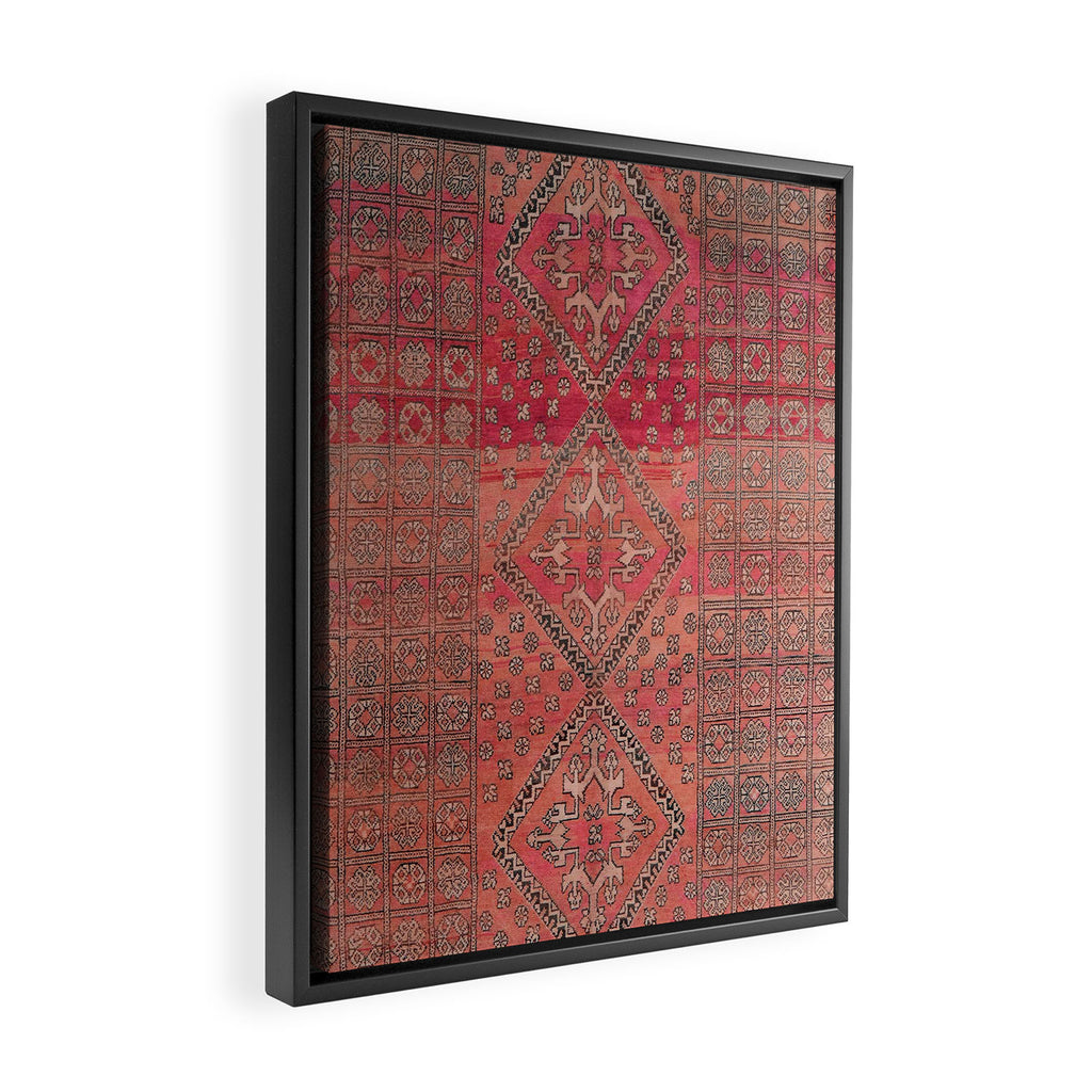 Bohemian Carpet Framed Canvas Print Gallery Image 2