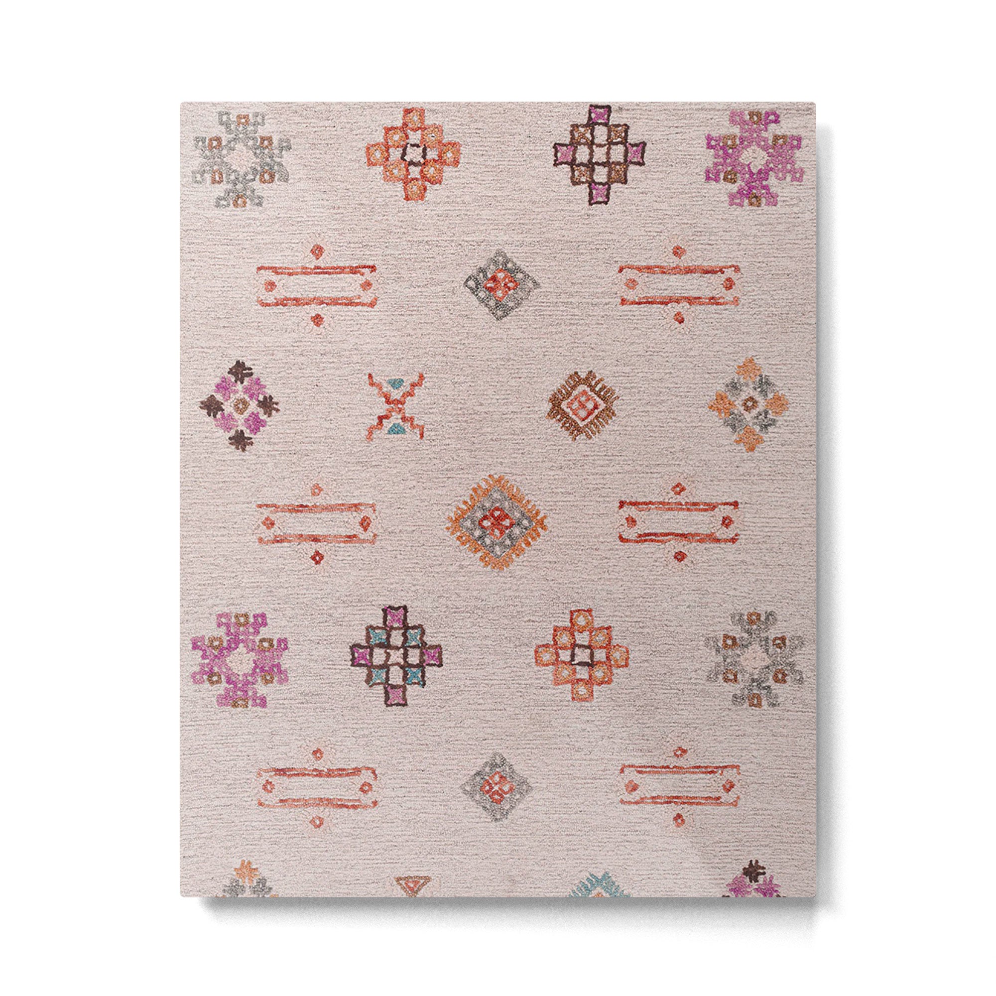 Bohemian Geometric Tapestry Metal Print Gallery Image 6