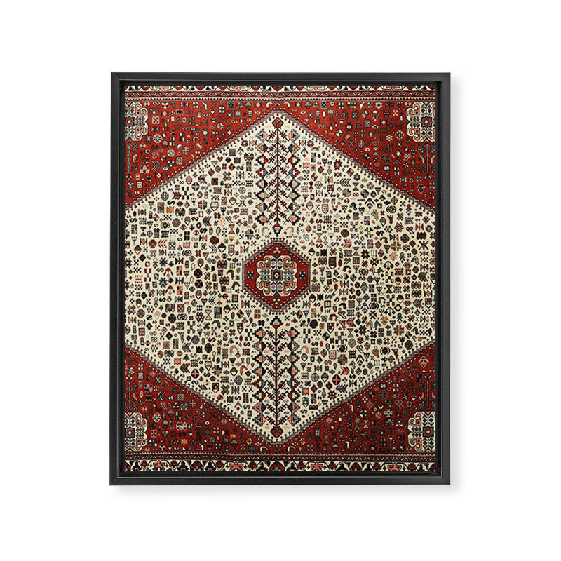 Bohemian Oriental Design E15 Framed Canvas Print Gallery Image 8