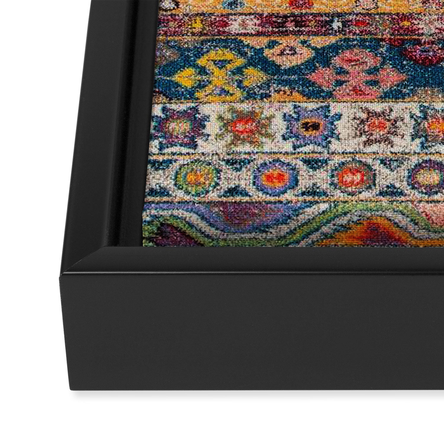 Bohemian Pattern Framed Canvas Print Gallery Image 3