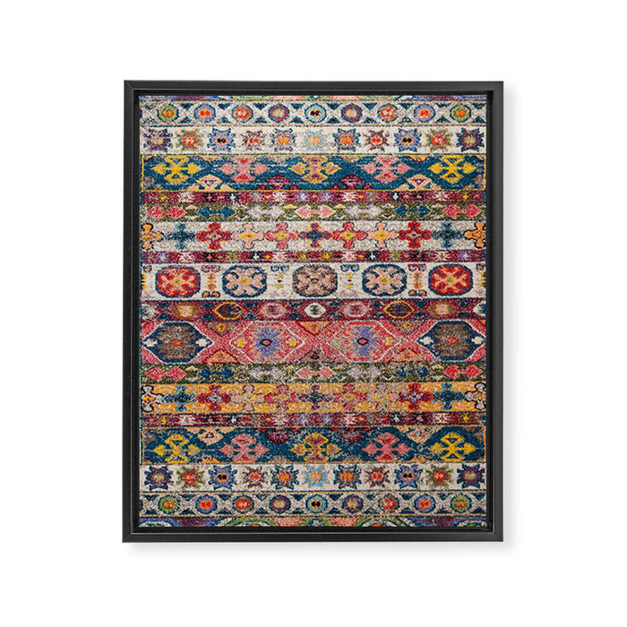 Bohemian Pattern Framed Canvas Print Gallery Image 1