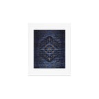 Dark Vintage Traditional Oriental Rug Art Print Gallery Image 1