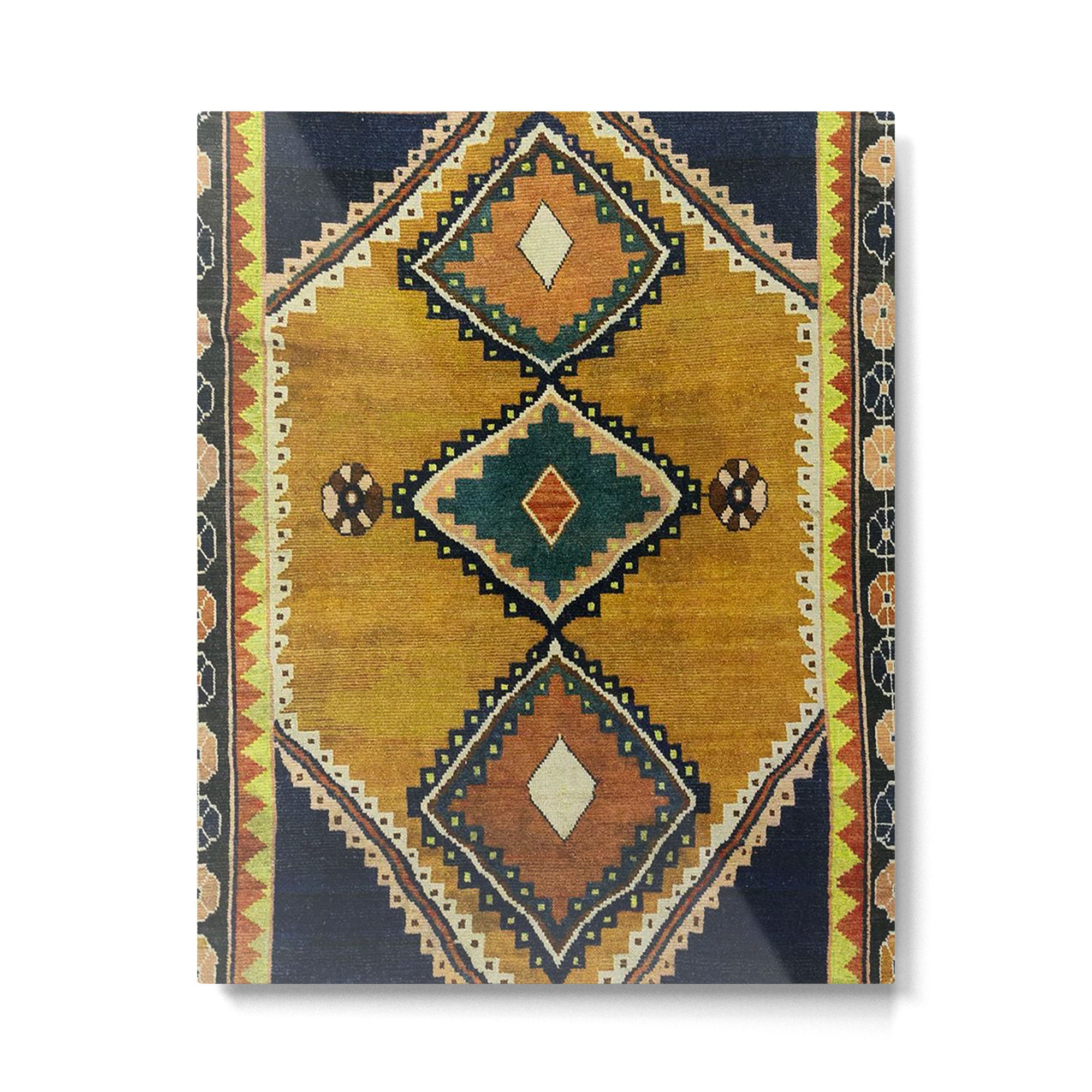 Desert Sunburst Tribal Mosaic Metal Print Gallery Image 6