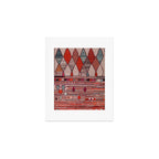 Earthy Berber Geometry Art Print Gallery Image 1