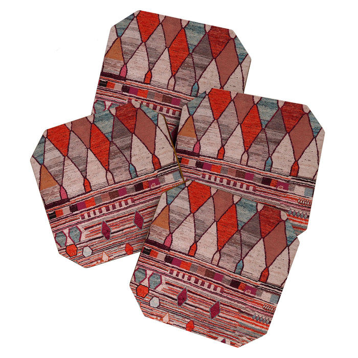 Earthy Berber Geometry Coaster Gallery Image 1