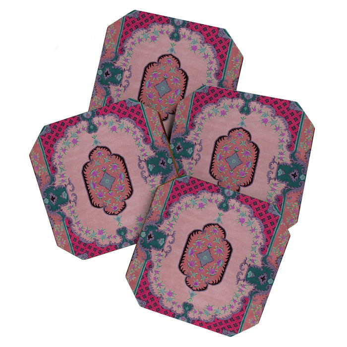 Floral Arabesque Medallion Coaster Gallery Image 1