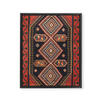 Heritage Bohemian Rug Framed Canvas Print Gallery Image 8