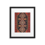 Heritage Bohemian Rug Framed Art Print Gallery Image 6