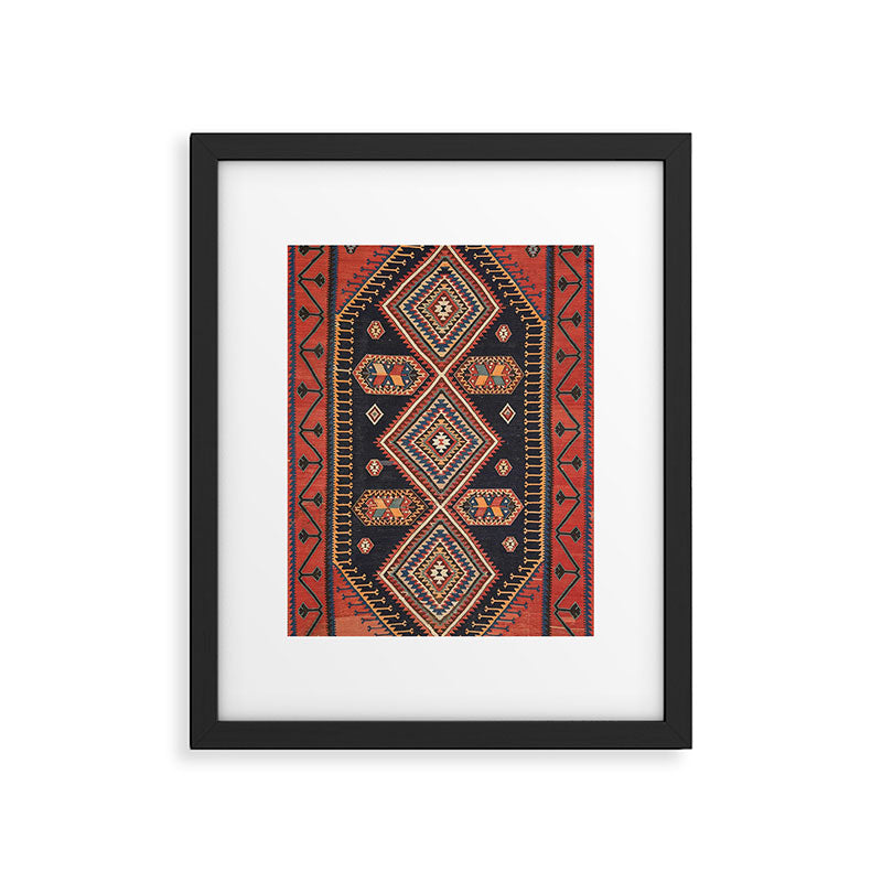 Heritage Bohemian Rug Framed Art Print Gallery Image 4